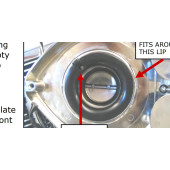 KURYAKYN DUAL VELOCITY REPLACEMENT RING FOR HYPERCHARGER AIR CLEANERS for Harley Davidson